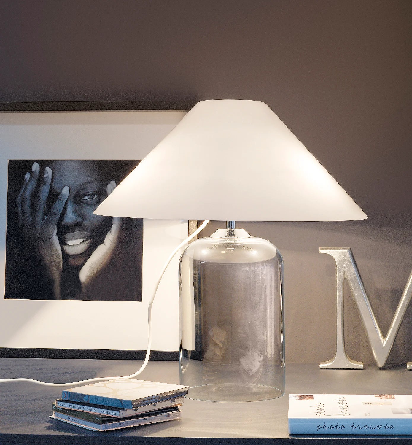 Vistosi Alega Table Lamp Murano Glass