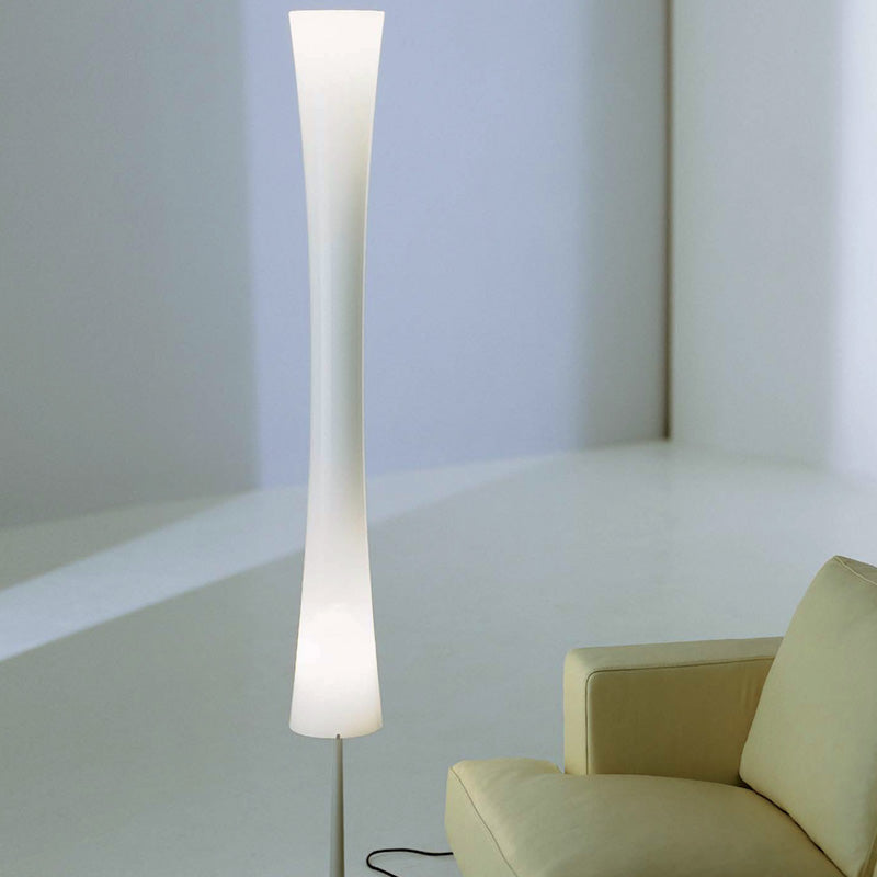 Mazzega 1946 Mazzega Clessidra floor lamp murano white made in italy