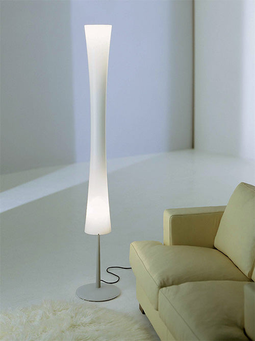 Mazzega 1946 Mazzega Clessidra floor lamp murano white made in italy