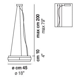 Vistosi Phoenix Pendant Lamp