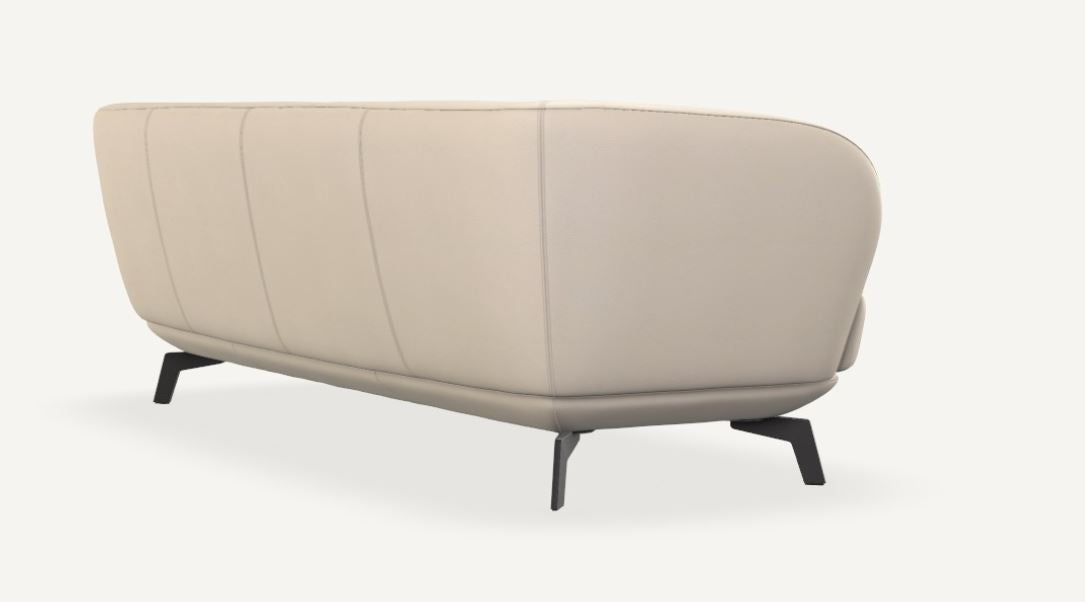 LEOLUX CONTEMPORARY FLINT SOFA 3-SEATER SOFA IN PREMIUM LEATHER