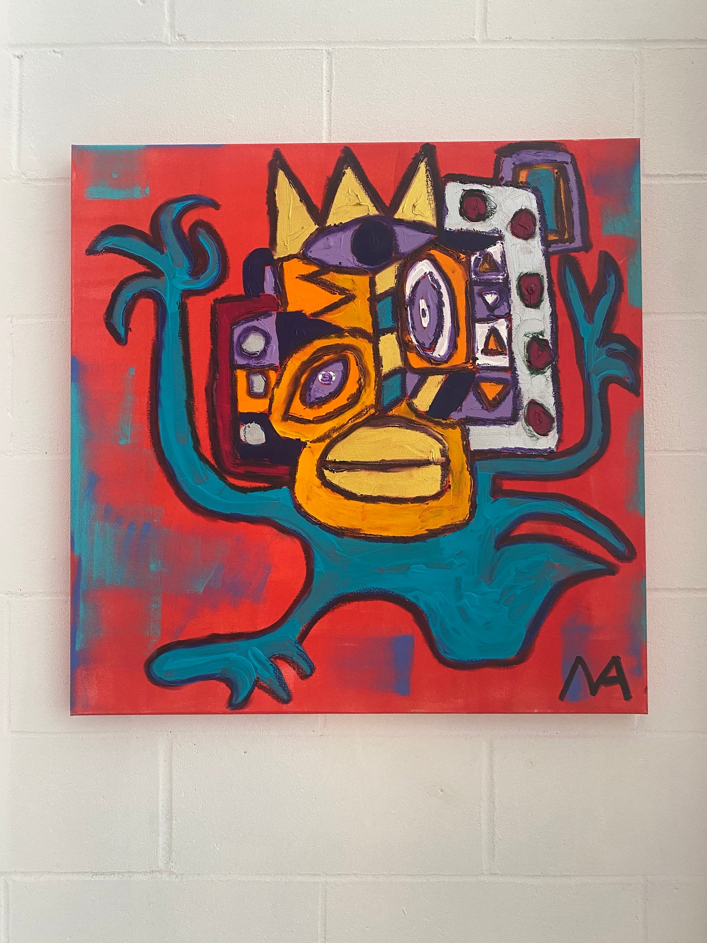 Mikail Akar Painting Fine Art acrylic on canvas original painting