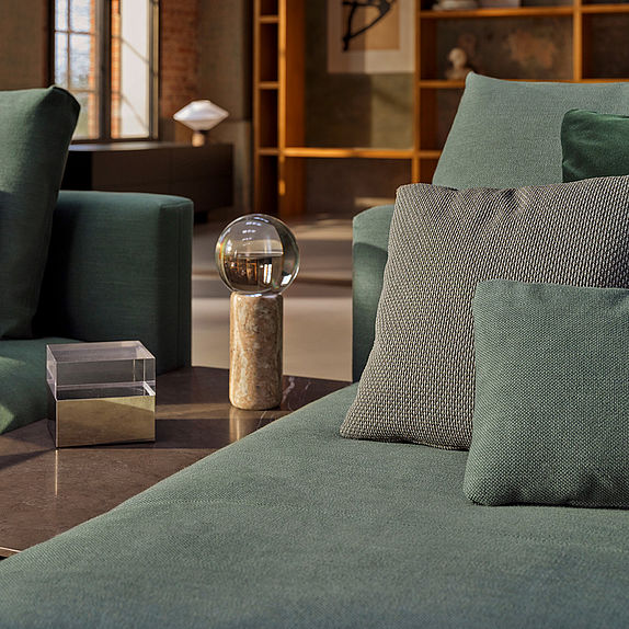 Rolf Benz Nuvola sectional fabric sofa