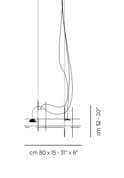 Vistosi Plot Frame Pendant Lamp