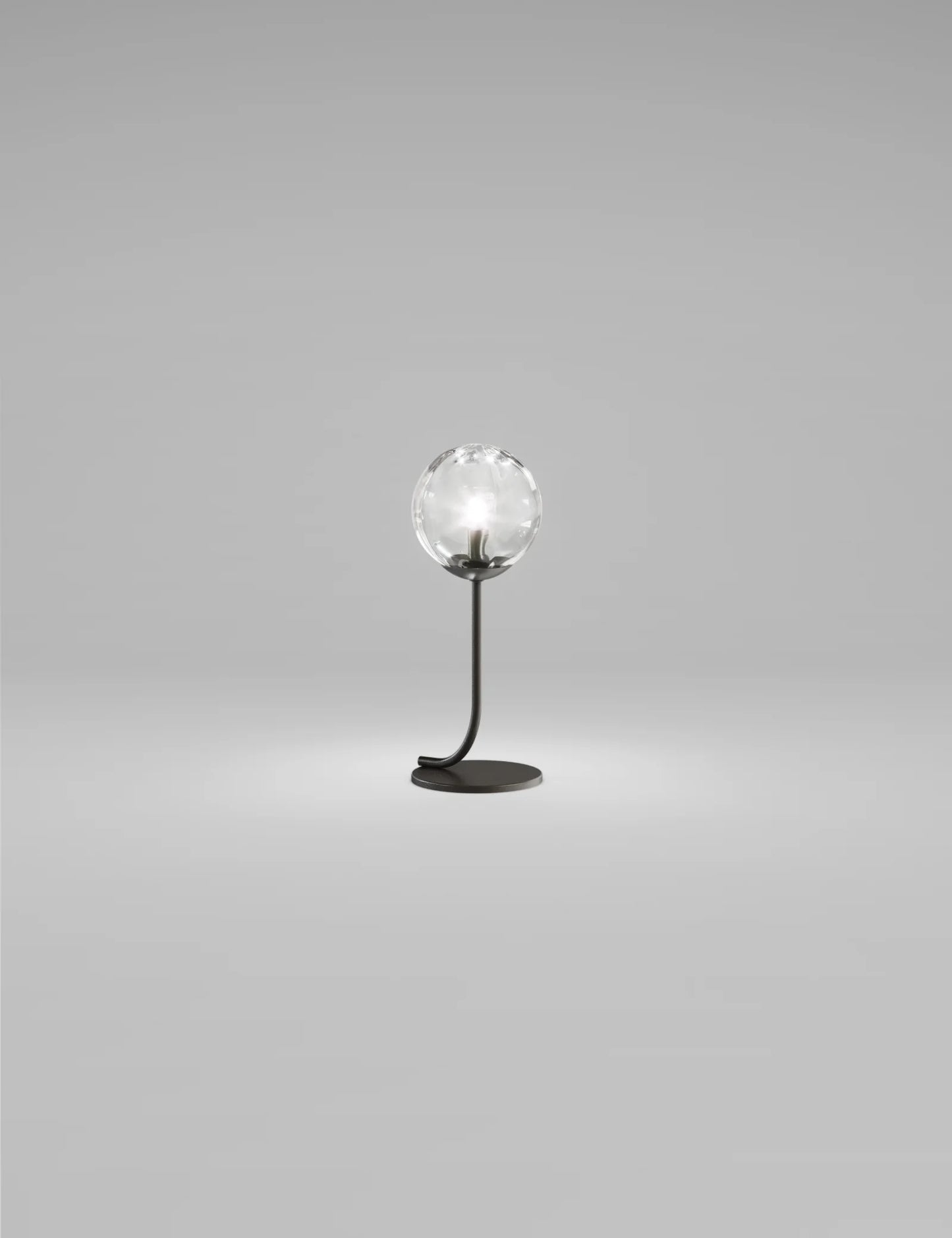 Vistosi Puppet Table Lamp Murano glass clear crystal