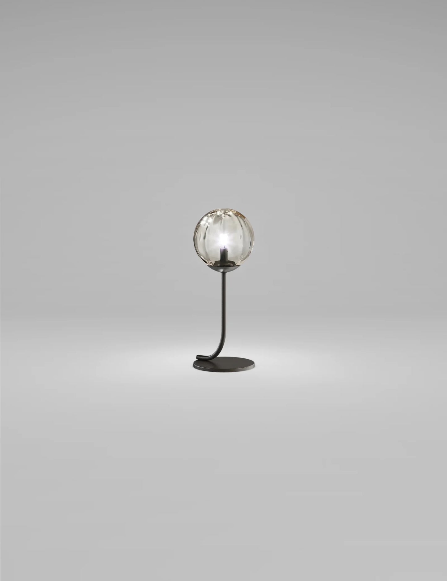 Vistosi Puppet Table Lamp Murano glass smoky finish
