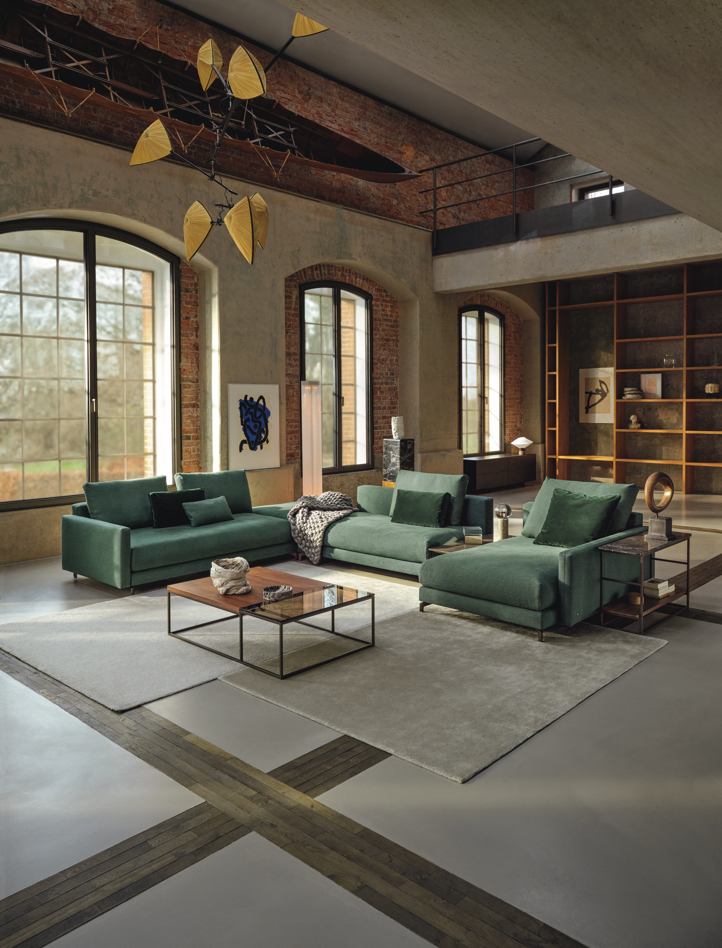 Rolf Benz Nuvola sectional fabric sofa modern design