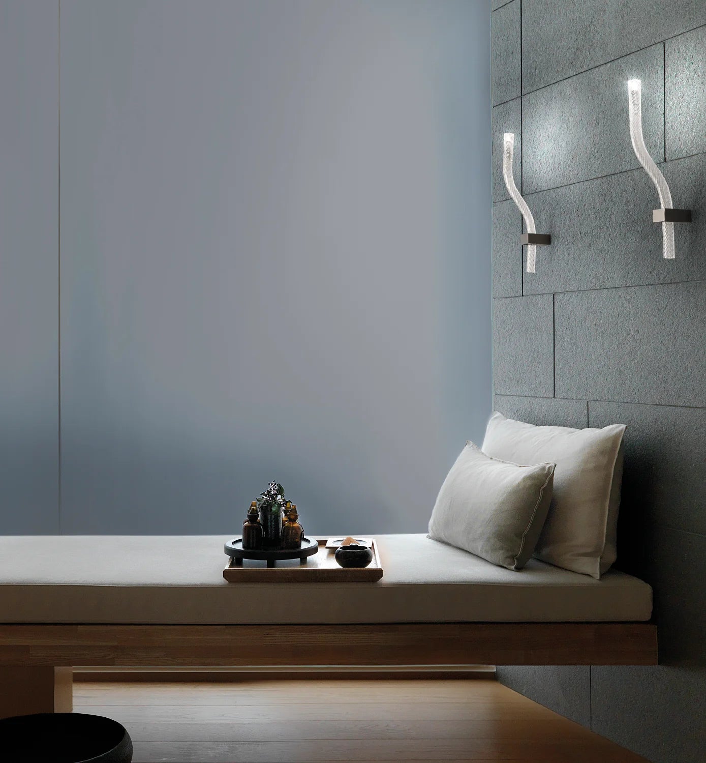 Vistosi Stardust Wall Sconce Lamp murano blown glass