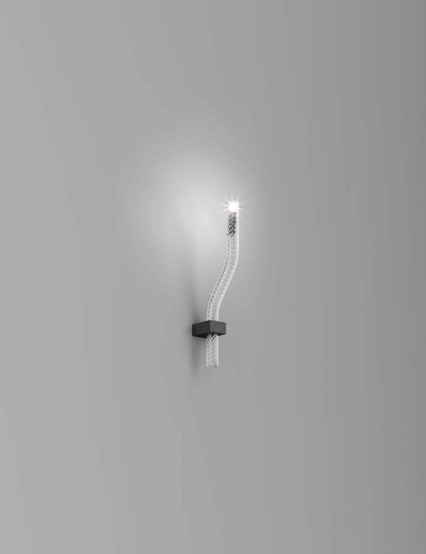 Vistosi Stardust Wall Sconce Lamp Clear glass