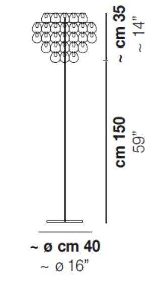 Vistosi Giogali Floor Lamp