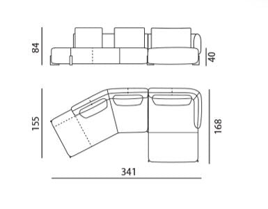 Leolux Naila Sofa / Sectional