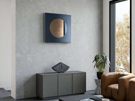 Qlocktwo moon wall clock