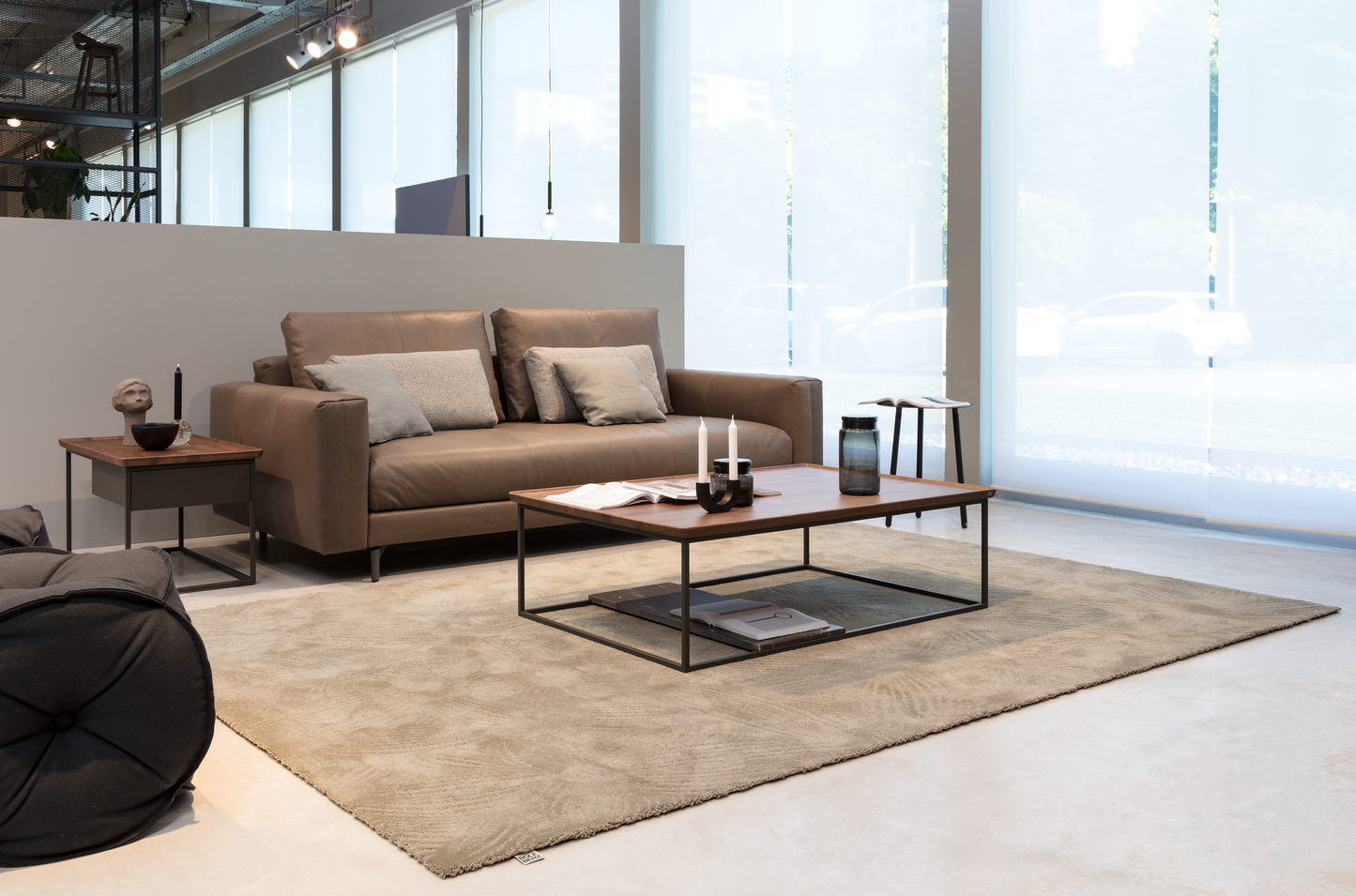 Rolf Benz Nuvola One Piece Sofa Premium Leather