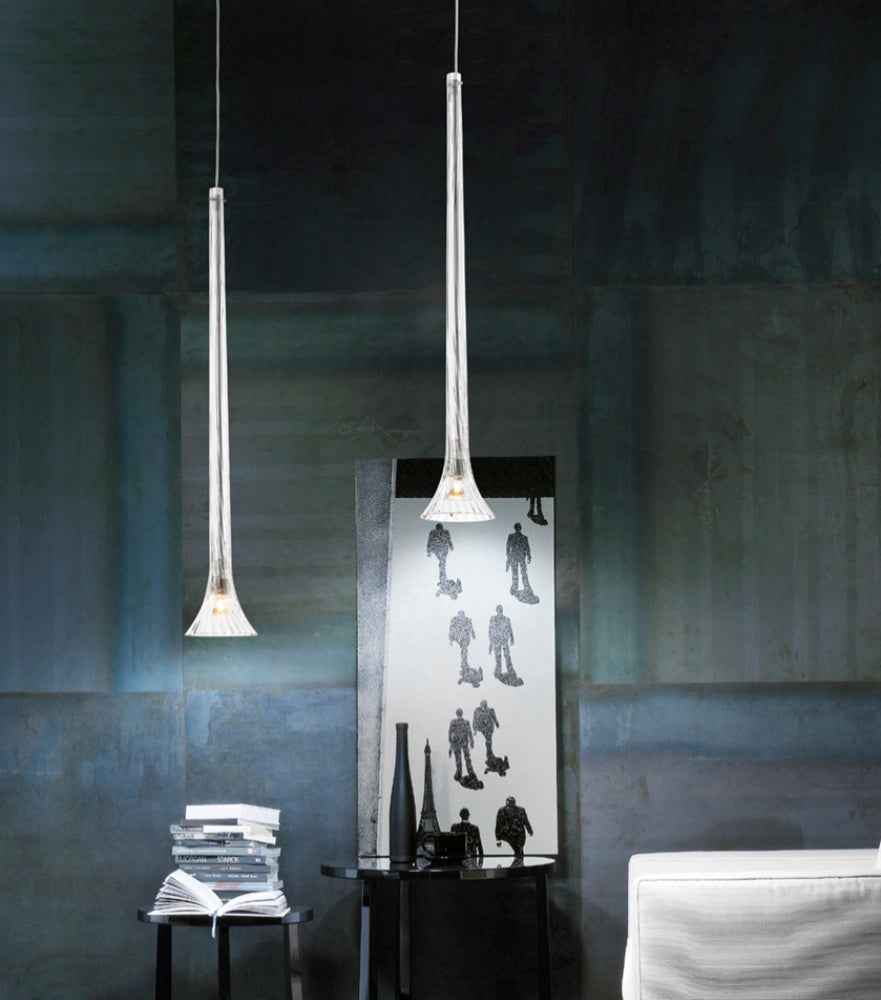 Vistosi Sissi Glass Pendant Lamp made in Italy