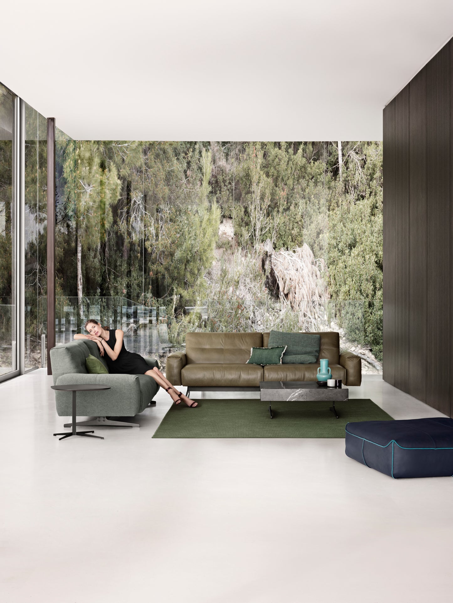 rolf benz 958 side table black oak rb50 sofa