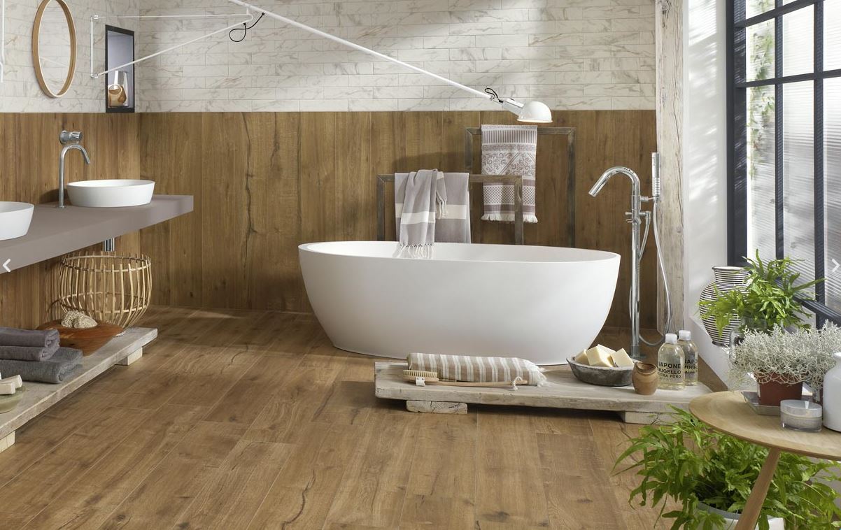 Mastella Heidi Freestanding small Bathtub in white cristalplant in a contemporary Italian designer bathroom oval bathtub