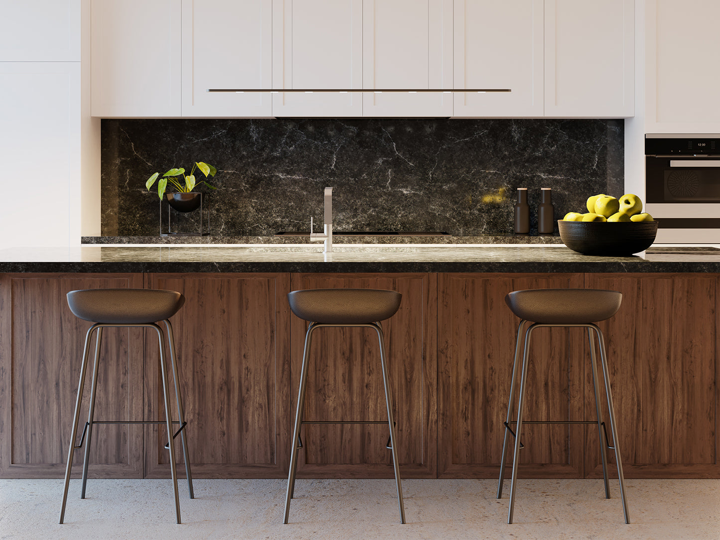 Byok Piani Mono Pendent Lamp in a kitchen