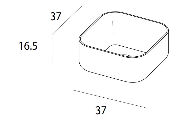 MASTELLA RIBES COUNTERTOP BASIN