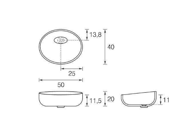 MASTELLA TAM COUNTERTOP BASIN