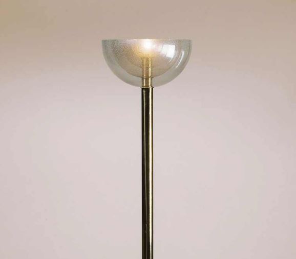 Mazzega 1946 Mazzega1946 Re Edition Nason 338 Floor Lamp  Murano Glass, Italy Bronze Finish