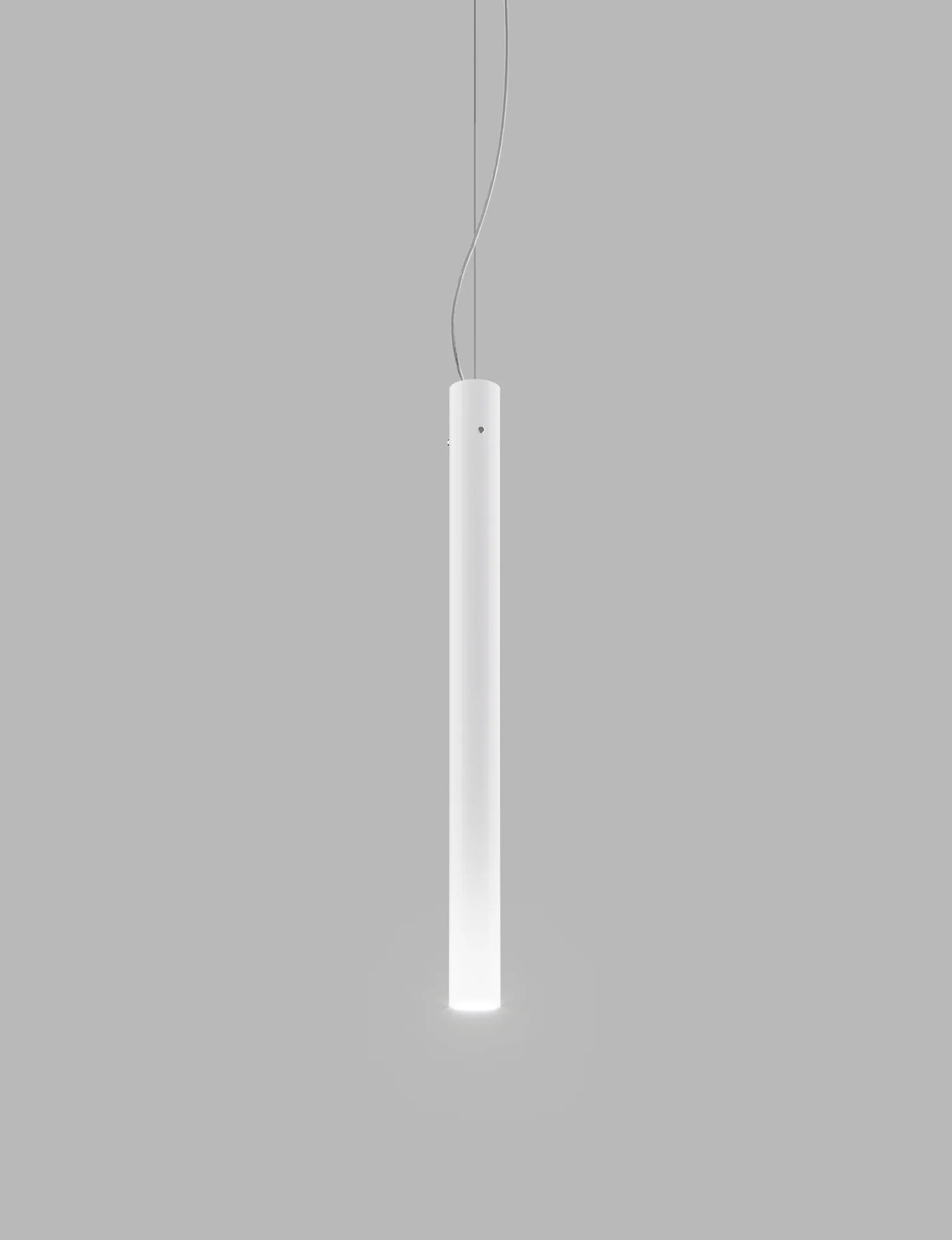 Vistosi Candela Pendant Lamp Murano glass white hanging