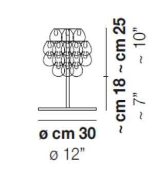 Vistosi Minigiogali Table Lamp