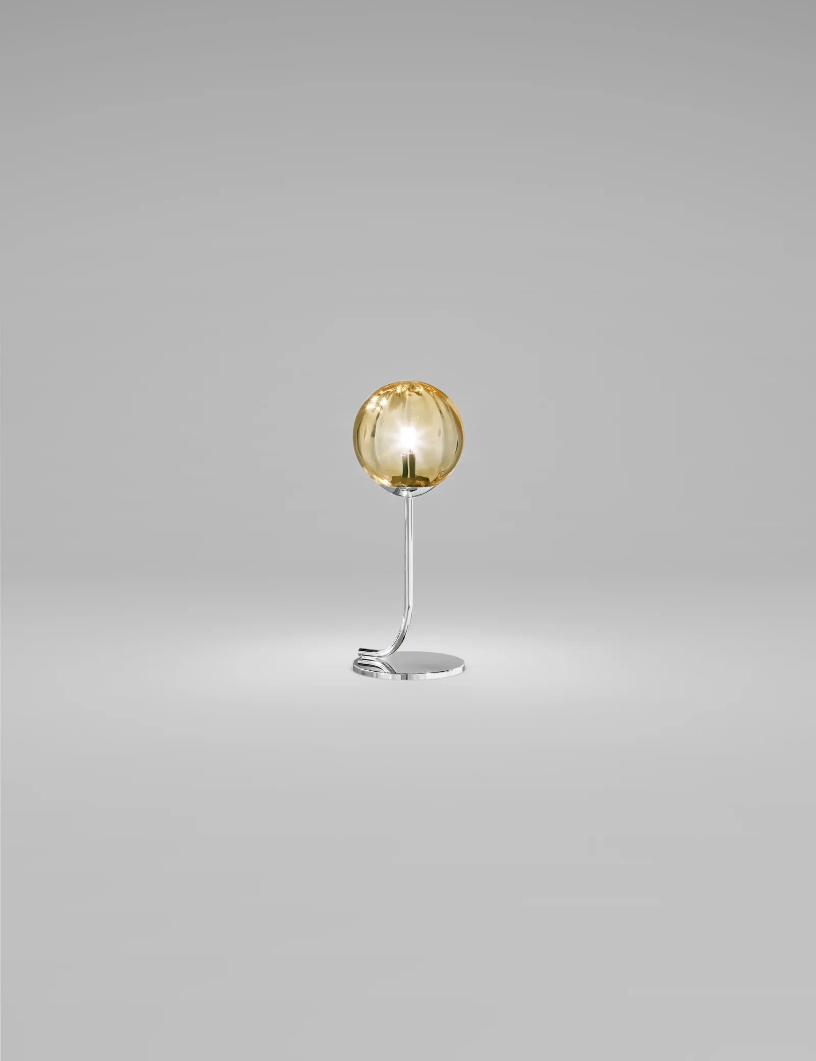 Vistosi Puppet Table Lamp Murano glass amber