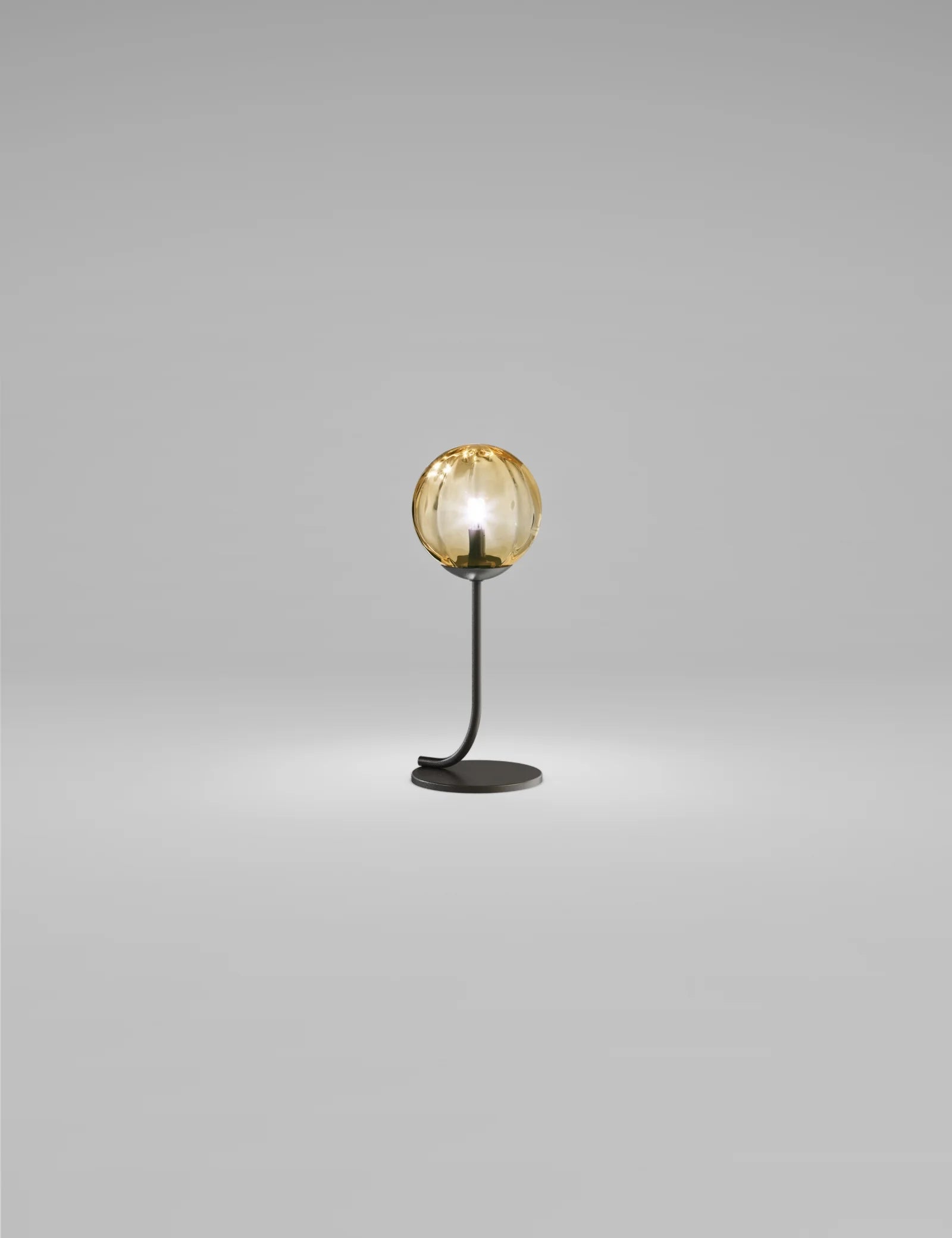 Vistosi Puppet Table Lamp Murano glass amber
