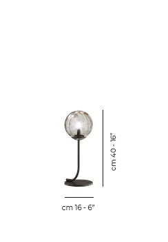 Vistosi Puppet Table Lamp Murano glass Italy