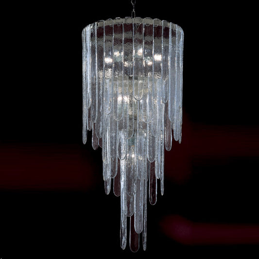 Mazzega1946 Waterfall Pendant Lamp Murano Glass chandelier