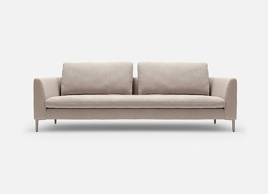 Rolf Benz Mioko One-Piece Sofa in Beige fabric