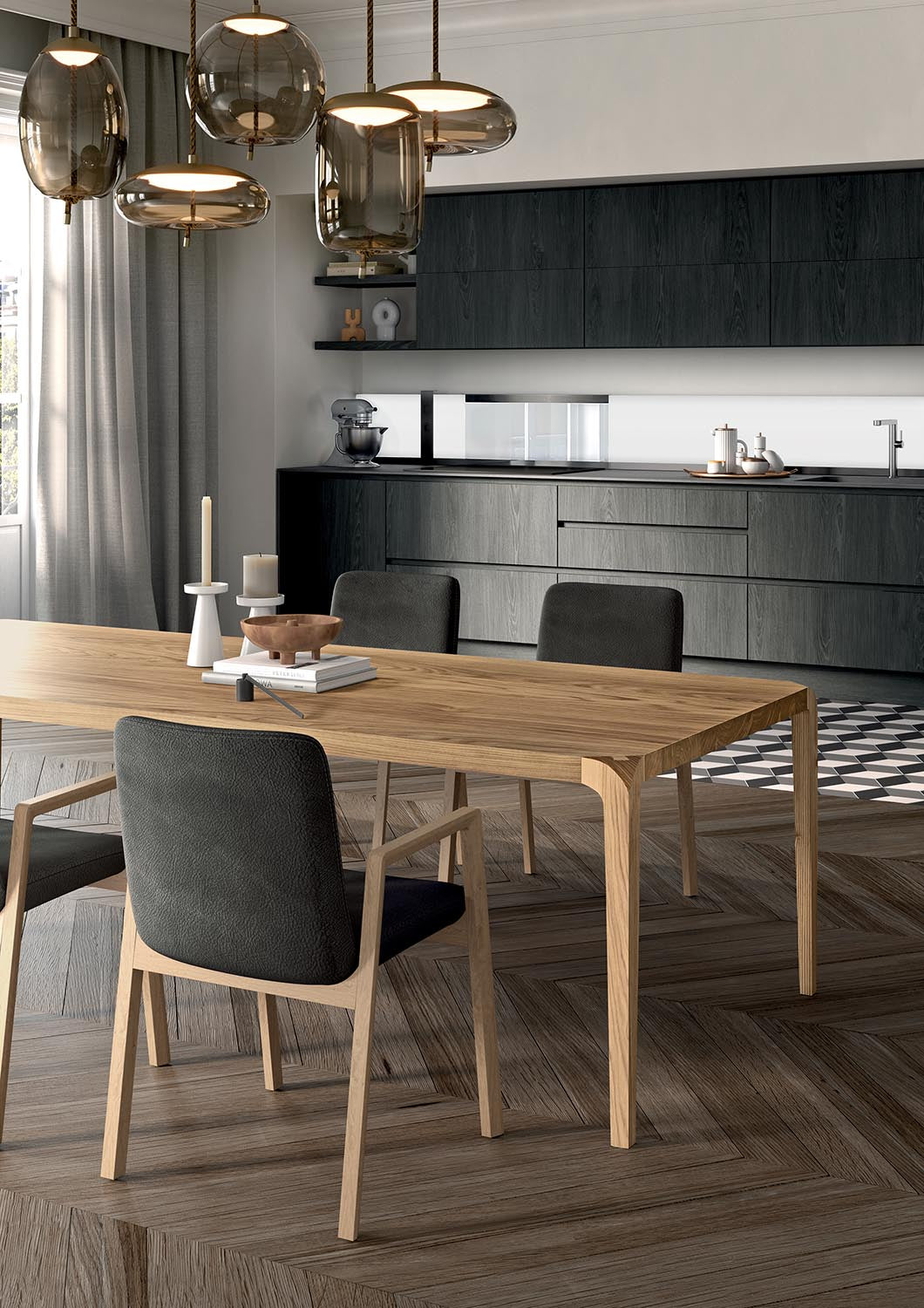 Riva 1920 Sleek Dining Table