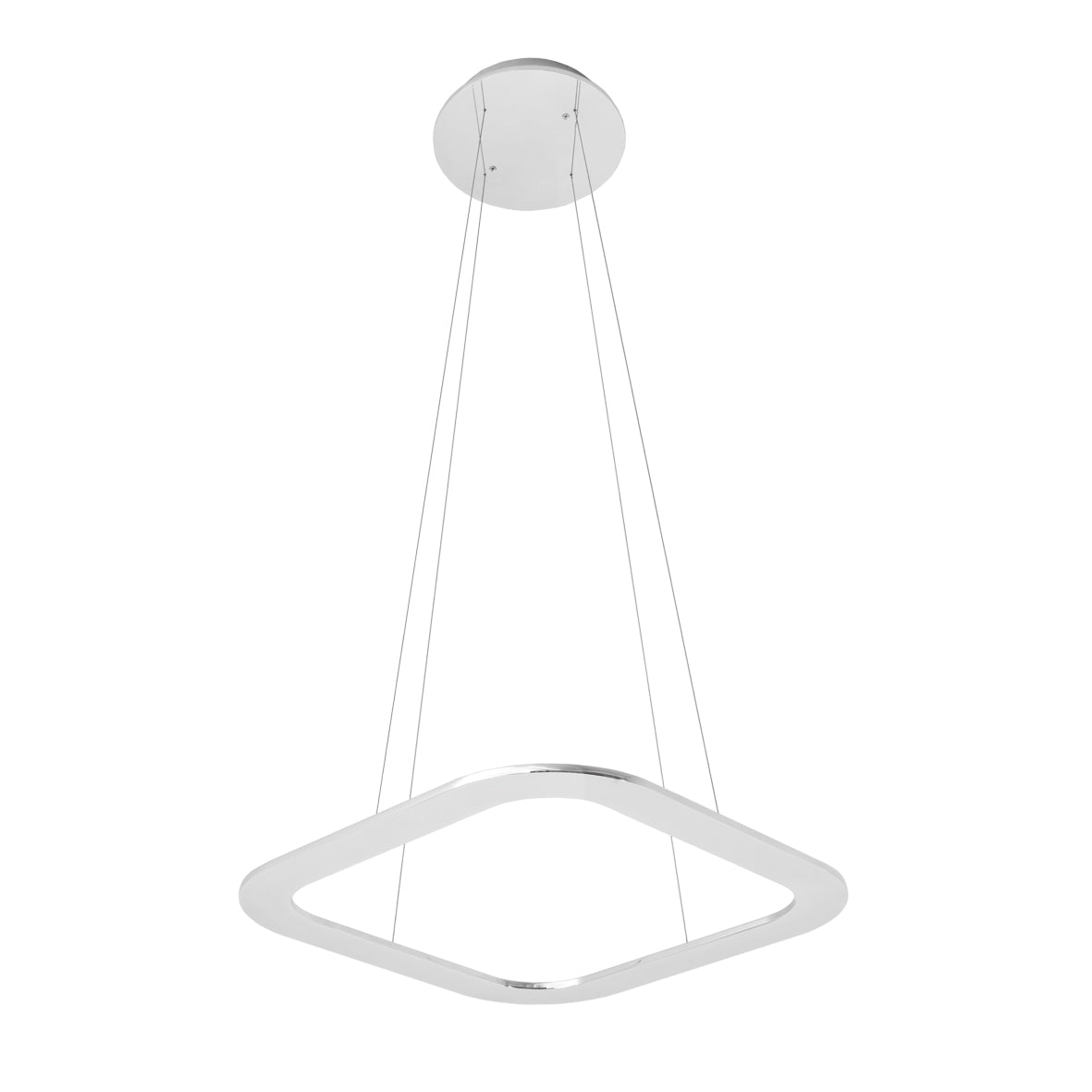 Byok Piani Quadro Pendant Lamp Uplight in High Gloss Polished Finish